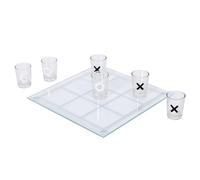 MISTER GADGET - MG3371 - Jeu à Boire Tic Tac Toe en Verre Shot X9