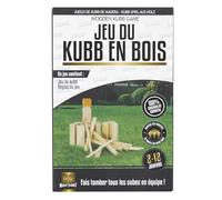 MISTER GADGET, MG3510, Découvrez Le Jeu du Kubb, Un Jeu scandinave en Bois de qualité, Parfait pour des Heures de Divertissement en Plein air Lors de fêtes, Pique-niques ou journées à la Plage.