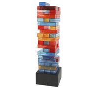 MISTER GADGET, MG3525, Jeu de La Tour Infernale LED', Jeu De La Tour Infernale LED, Couleurs: Orange, Noir, Bleu, Rouge, Jeu de Stratégie pour Adultes ou Enfants