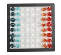 MISTER GADGET, MG3543, Jeu d'Échecs Transparent LED, Échiquier Lumineux, Pièces Noires, Bleues et Blanches, Design Moderne et Élégant pour Joueurs Passionnés