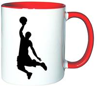 Mister Merchandise Mug Tasse à café Basketball Slamdunk Slam Dunk Dunking thé Pot Grande Plein de Couleurs