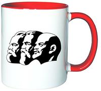 Mister Merchandise Mug Tasse à café Marx Engels Lenin thé Pot Grande, Plein de Couleurs