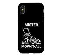 Mister Mow-It-All Lawn Care Amateur de Jardinage Amusant Coque pour iPhone X/XS