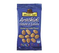 Mister Nut - Cacahuètes grillées et salées collations, paquet unidose 30 g, 24 pièces