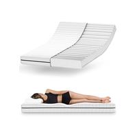 Mister Sandman Matelas 160 x 190 cm - Mousse Froide Ergonomique 7 Zones de Confort - Ferme - Réversible 2 Faces - Certifié Oeko-TEX - Fabriqué en Allemagne - Hauteur 18 cm
