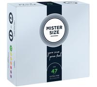 Mister Size 36 Préservatifs 47mm Slim Fit Taille Étroit Confort Sûr