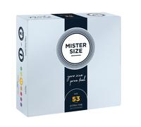 Mister Size 53mm Préservatifs Ajustés - Lot de 36