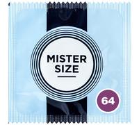 Mister Size Condoms 64 MM Largeur Extra Large Lubrifiés Transparent Condoms