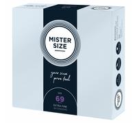 Mister Size Condoms 69 MM Largeur Grand Lubrifiés Latex Compatible Avec Boîte 36