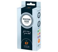 Mister Size Préservatifs Pure Feel 57 mm Boîte de 10