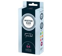 Mister Size - préservatif fin - grande taille 64mm - boîte de 10