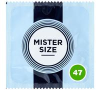 Mister Size Préservatifs 47 Mm De Largeur Petit Transparent Ajusté En Latex