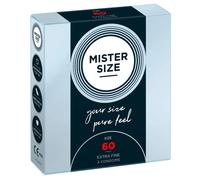 Mister Size Préservatifs Lisses Extra Fins Taille 60 3 Unités
