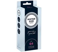 Mister Size Condoms 64 MM Largeur Très Compatible Avec Transparent XXL Boîte 10