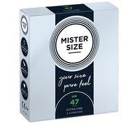 Mister Size Passion & Love Condoms Pure Feel 47 mm - Size XS 3 Stk.