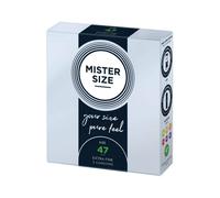Mister Size Passion & Love Condoms Pure Feel 47 mm - Size XS 3 Stk.