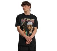 Mister Tee Aaliyah Retro Oversize Tee T-Shirt, Noir, L Grande Taille Tall Hommes