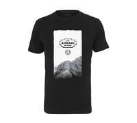 Mister Tee AORAKI T-Shirt Noir Imprimé Sur Le Devant New Zealand Mountain