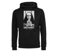 Mister Tee Bad Habit Capuche Pull Sweat à Capuche Imprimé Avant Motif Nonne