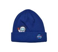Mister Tee Bonnet 'Nasa' bleu roi / bleu clair / blanc, Taille 55