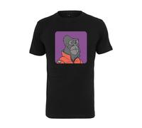 Mister Tee Bored Gorilla Multi Tee T-Shirt Haut Noir Imprimé Singe