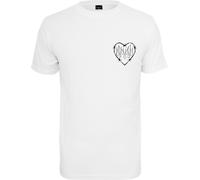 Mister Tee Burning Hearts Tee White S