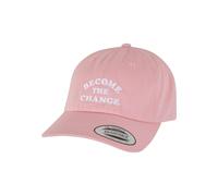 Mister Tee Casquette 'Become Change' rose / blanc, Taille 55-60