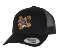 Casquette trucker retro Mister Tee Bravery Eagle Noir TU