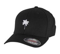 Casquette de baseball peigné en laine à motif palmier Mister Tee Good Day Noir S/M