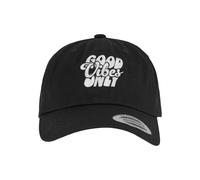 Mister Tee Casquette 'Good Vibes Only' noir / blanc, Taille 55-60