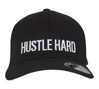 Mister Tee Casquette 'Hustle' noir / blanc, Taille 60-61