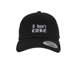 Mister Tee Casquette 'I Don‘t Care' noir / blanc, Taille 55-60