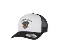 Mister Tee Casquette 'True Respect' marron / rouge / noir / blanc, Taille 55-60