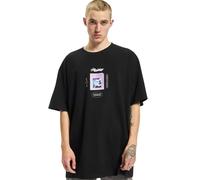 Mister Tee Catch Em Oversize Tee T-Shirt, Black, S Mixte