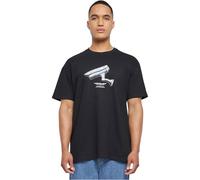 Mister Tee CCTV Thé surdimensionné T-Shirt, Noir, 5XL Homme