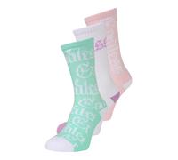 Mister Tee Chaussettes 'Endless' menthe / violet / abricot / blanc, Taille 43-46