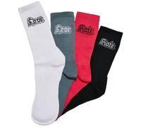 paires de chaussettes Mister Tee Love Hate (x4) Multicolore 35/38