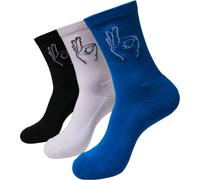 Mister Tee Chaussettes 'Salty' mélange de couleurs, Taille 35-38