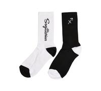 Mister Tee Chaussettes Zodiac 2-Pack Unisex Symbol Du Signe