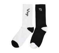Mister Tee Chaussettes 'Zodiac' noir / blanc, Taille 39-42