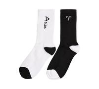 Mister Tee Chaussettes 'Zodiac' noir / blanc, Taille 39-42