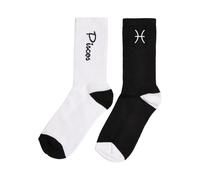 Mister Tee Zodiac Socks 2-Pack Black/White Pisces EUR 48