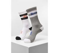 Mister Tee Ciel Clair Chaussettes 2-Pack Bas Unisexe Bleu Socquettes de Sport