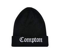 Mister Tee Compton Heavy Knit Bonnet, Noir, Taille Unique Mixte