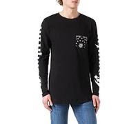 Mister Tee Herren Compton Pocket Bandana Longsleeve, Black, XS