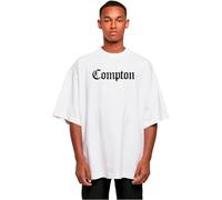 Mister Tee Mt10157-compton Huge Tee T-Shirt, Blanc, M Hommes