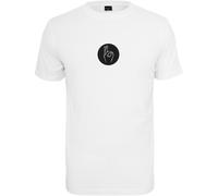 Mister Tee Easy Sign Patch Tee T-Shirt Haut Imprimé Doigt Blanc