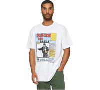 Mister Tee Eazy-e Rap Magazine Oversize Tee T-Shirt, Blanc, XL Homme