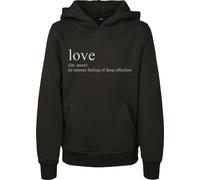 Mister Tee Enfants Kids Love Definition Hoody Black 110/116