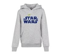 Mister Tee Enfants Star Wars Blue Logo Hoody heather heather grey 110/116